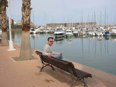 Andreas i Alicante, Spanien
